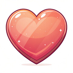 red heart vector