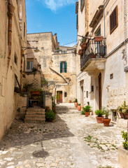 In the streets of Matera