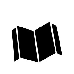 vector illustration of a map sign