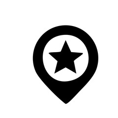 vector map pointer icon