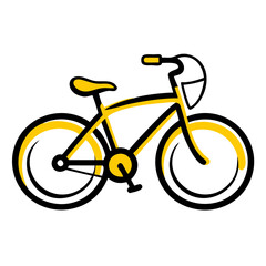 Fototapeta premium Bicycles Available – Hand Drawing Icon for Web and Graphic Design