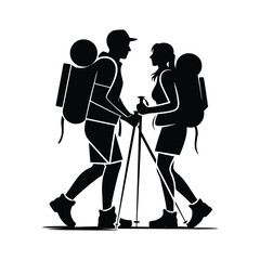 Obraz premium Inspiring Hiker Image for Travel Themes