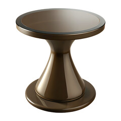Smart Glass Side Table with Frosted Touch-Sensitive Top