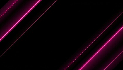 Abstract Pink Diagonal Glowing Lines on Dark Background