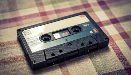 Classic Audio Tape Cloth Background Indonesian Style