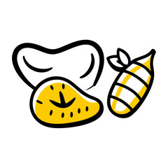 Low Carb – Hand Drawing Icon for Web and Graphic Design