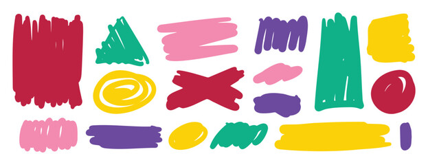 dynamic grunge paint strokes set. paint strokes doodle, Ideal for posters, social media graphics. abstract freehand artistic touch. 