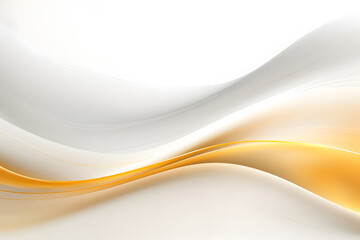 Abstract orange and blue flowing waves in a light, modern design for a dynamic background illustration