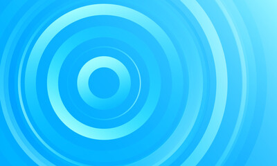 Abstract blue circular background. Eps10 vector