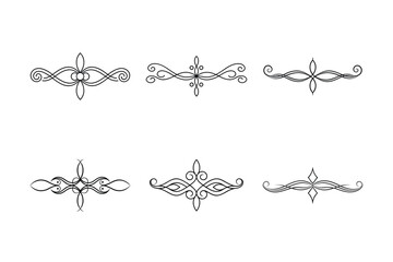 set of decorative elements for design