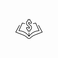 book money finance icon sign vector