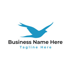 Minimal Canary and Sparrow Bird Logo Silhouettes Clean Vector Icons for Branding and Nature Design