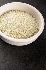 Food salt crystals sea food salt spices food additive gourmet food background on the table rustic food top view copy space