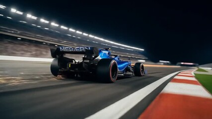 Formula One Night Race Acceleration - Powered by Adobe