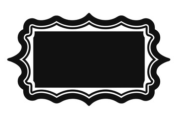 Retro vector frame and border design set with ornate floral patterns for vintage labels, cards, or invitations