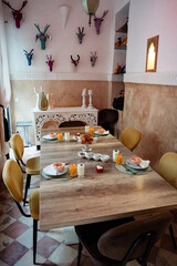 Frühstück im Riad in Marraksech
