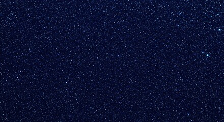 A dark blue background filled with countless tiny sparkling stars