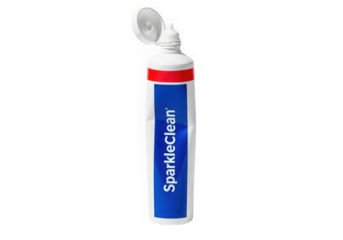 A tube of toothpaste is isolated on transparent background and ready to use