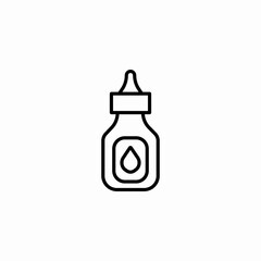 dropper bottle liquid icon sign vector