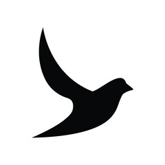 Minimal Canary and Sparrow Bird Logo Silhouettes Clean Vector Icons for Branding and Nature Design