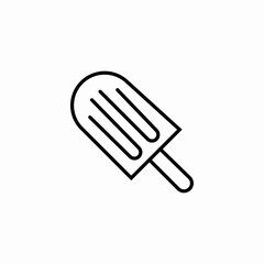 ice pop popsicle icon sign vector