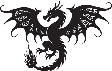 Fierce Black Dragon Emblem Bundle