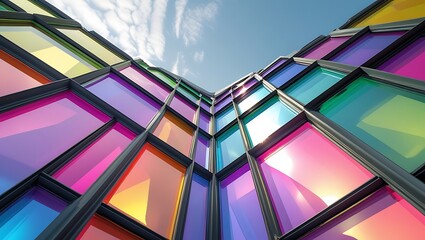 Rainbow Color Glass