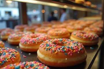 Sprinkled in Vibrant Doughnut Toppings