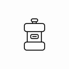 bottle container pump icon sign vector
