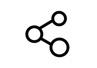 シェアのアイコン「共有（データ、情報、社内、連絡）」#050505, A hand-drawn icon "Sharing (data, information, internal, contact)"