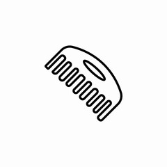 hair comb tool icon sign vector