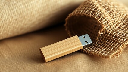 Close Up Of A Usb Flash Drive