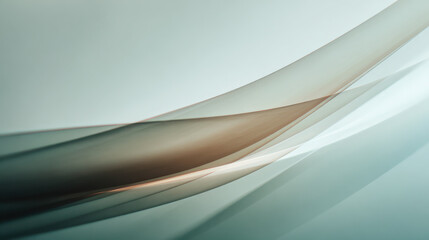 Soft waves of gray smoke drift gracefully across light background creating calm abstract flow