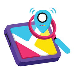 Search Shopping Store Vector style icon. Eps 10 file
