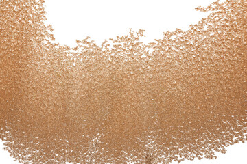 Distressed Torn of Brown Velvet Fabric Overlay Textures with Grainy Grunge and Rough Edges. Ideal for Backgrounds, Fashion Mockups, and Visual Design Projects.