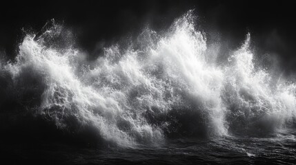 Abstract noise texture in grayscale with a grainy, film-like aesthetic and natural disorder