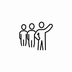 leading group forward icon sign vector