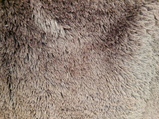 Close up of beige faux leather