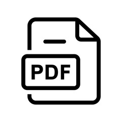 Document icon collections in line style. Office document viewer symbol collection. Containing papers, pdf viewer, folder, archive sign vector illustration