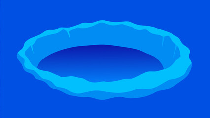 Explore the deep blue of a crater lake a natural wonder
