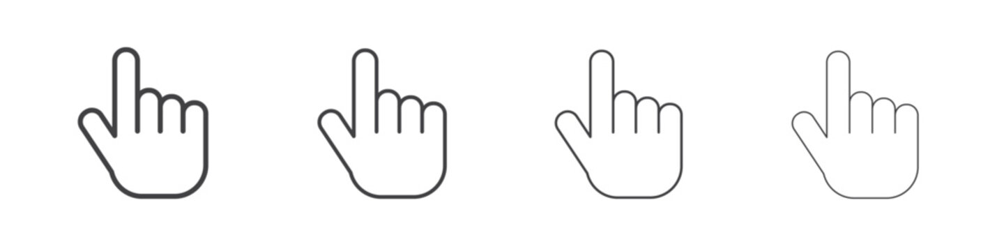 Cursor hand icon