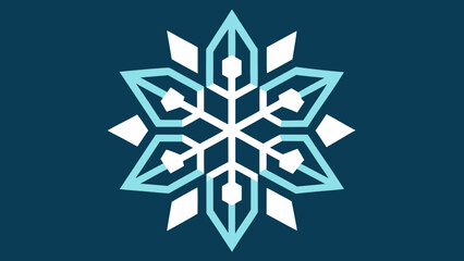 Mesmerizing Intricate Geometric Patterns of a Snowflake