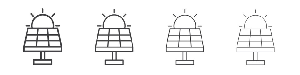 Solar energy icon
