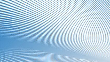 Blue Sky Stripes Wavy Line Abstract Background for Modern Web Design, Digital Art, and UI Presentation