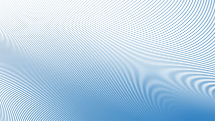 Blue Sky Stripes Wavy Line Abstract Background for Modern Web Design, Digital Art, and UI Presentation