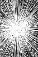 Fototapeta premium Abstract black and white exploding sparks pattern for dynamic background design