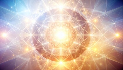 Sacred Geometry Light Nexus Energy Abstract Background