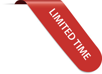 LIMITED TIME – Red corner banner