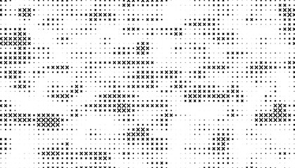 Black and white abstract halftone effect pattern for modern background and jersey design. Fully editable vector element. Vector Format Illustration 