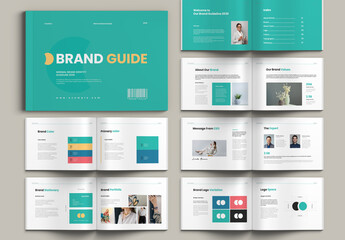 Brand Guidelines Template Design Layout